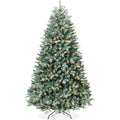 Pre-Lit Artificial Blue Spruce Christmas Tree w/ Twinkling 2-in-1 LEDs