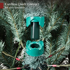 Pre-Lit Artificial Blue Spruce Christmas Tree w/ Twinkling 2-in-1 LEDs