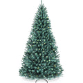 Pre-Lit Artificial Blue Spruce Christmas Tree w/Easy Assembly