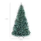 Pre-Lit Artificial Blue Spruce Christmas Tree w/Easy Assembly