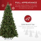 Pre-Decorated Christmas Tree w/ Pinecones
