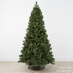 Pre-Decorated Christmas Tree w/ Pinecones