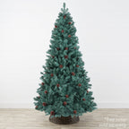 Pre-Decorated Christmas Tree w/ Pinecones