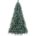 Pre-Decorated Christmas Tree w/ Pinecones Flocked Branch Tips
