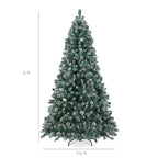 Pre-Decorated Christmas Tree w/ Pinecones Flocked Branch Tips