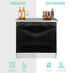 Portable Pop-Up Bar Table w/ Carrying Case Removable Skirt