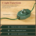 Pre-Lit Artificial Green Spruce Christmas Tree w/Easy Assembly